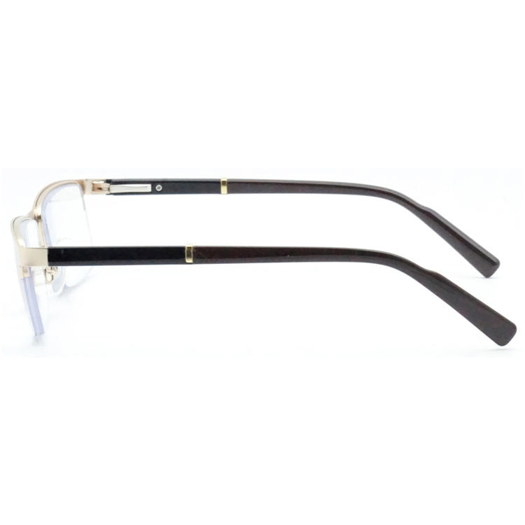 Dachuan Optical DRM368035 China Supplier Browline Metal Reading Glasses With Plastic Legs (8)